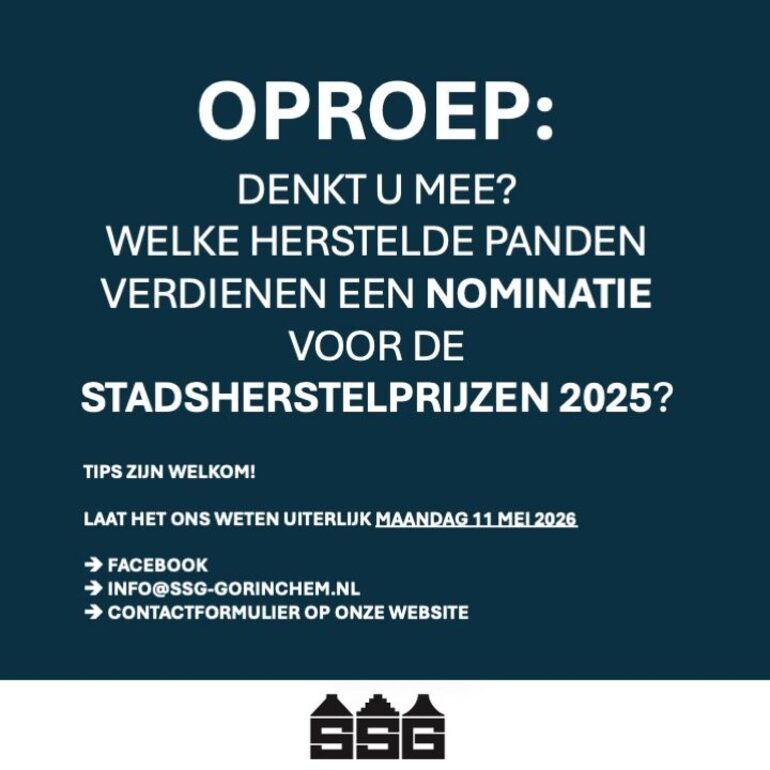 OPROEP STADSHERSTELPRIJZEN 2025